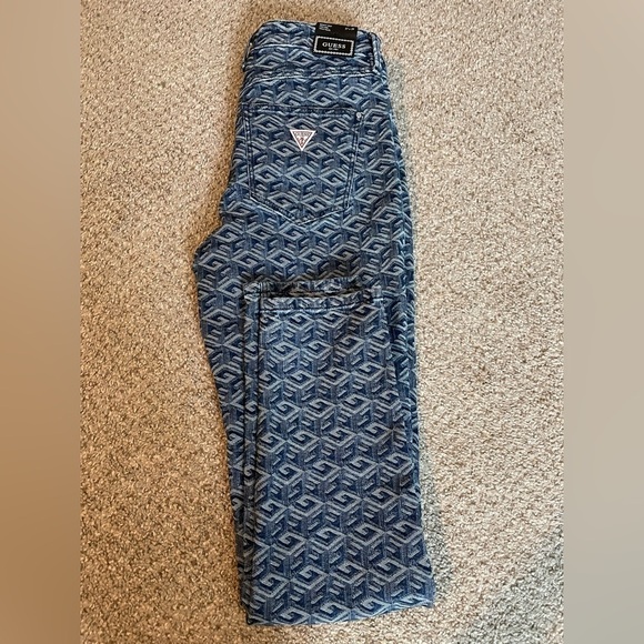 Womens guess cube wash skinny jeans - Picture 5 of 10